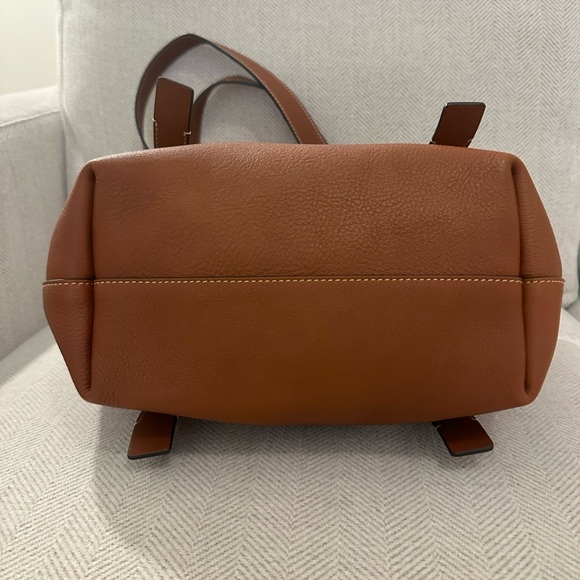 Rare! Chloe Darryl Rich Brown Leather Tote - Picture 7 of 16